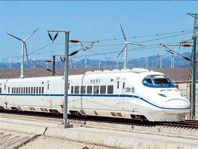Test success for Xinjiang bullet train