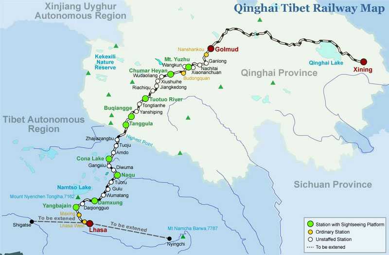 Trains to Tibet
