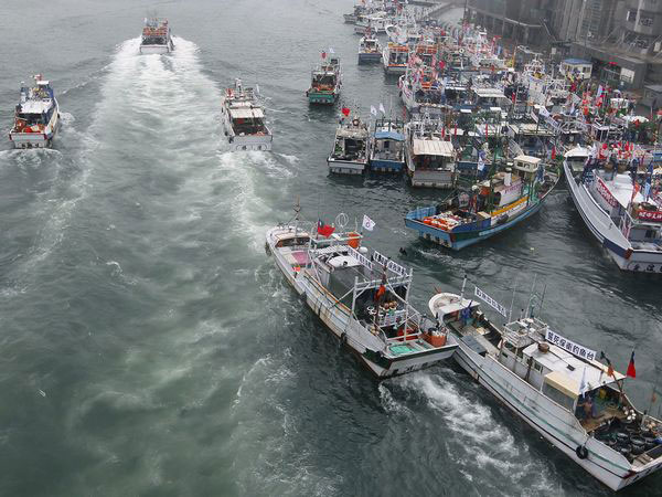 75 Taiwan fishing boats head to Diaoyu to protest Japan