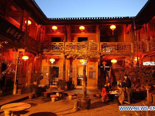 Amazing scenery of SW China town