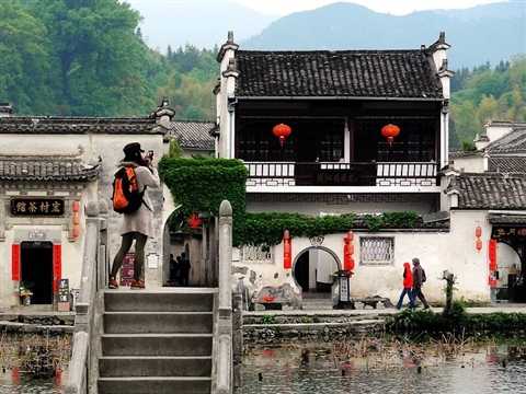 Ancient village in the picture in Anhui