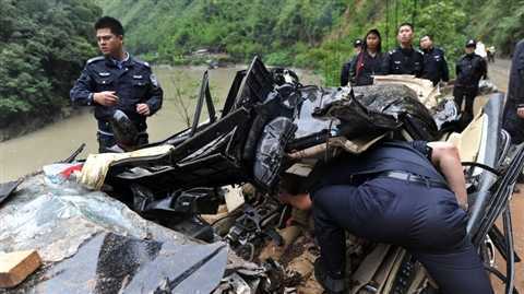 Three killed among nine trapped by landslide in Lushan