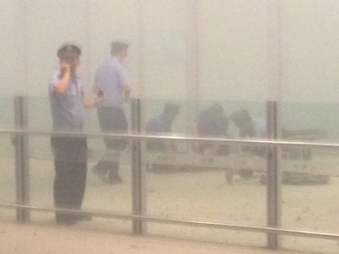 Beijing International Airport gets bombed