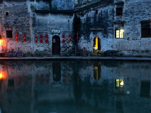 Traditional lifestyle in Hongcun, China's Anhui