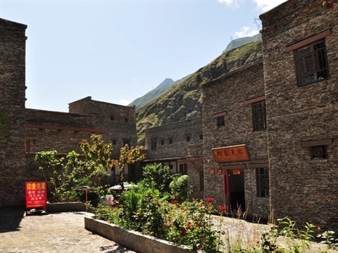 Taoping Qiang village in China's Sichuan