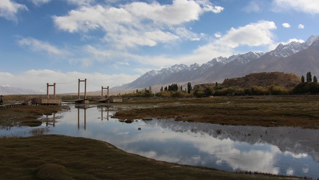 Alarguz wetland in Taxkorgan, Kashgar