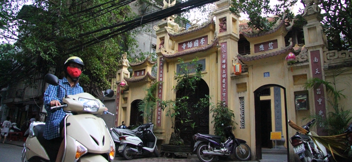 Chinese-style temples in Hanoi