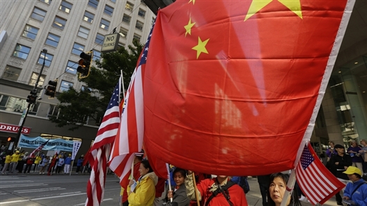 Chinese people in the US welcome President Xi Jinping