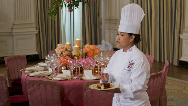 American cuisine with Chinese flavors on state dinner menu