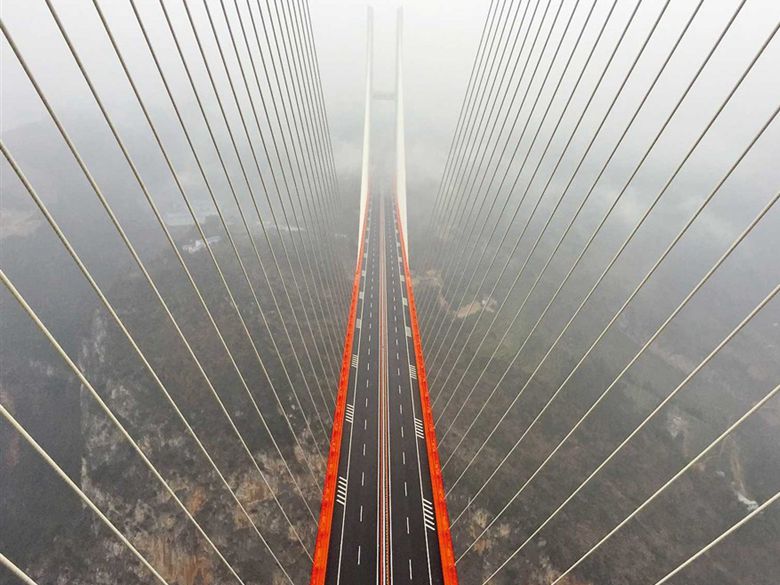 World’s highest bridge opens in southwest China