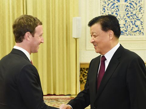 Facebook's Zuckerberg meets propaganda czar in China charm drive