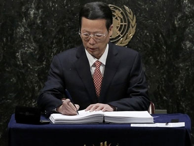 China to ratify Paris climate deal by September
