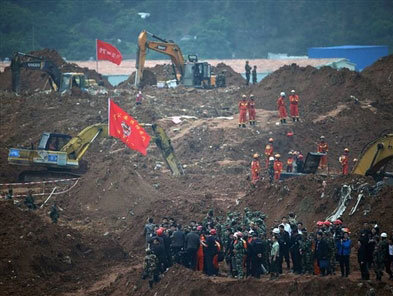 China faults management, safety supervision in Shenzhen landslide