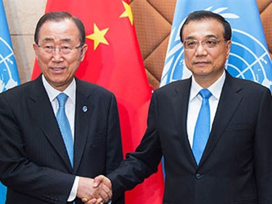 Chinese Premier Li Keqiang arrives in New York for UN conference