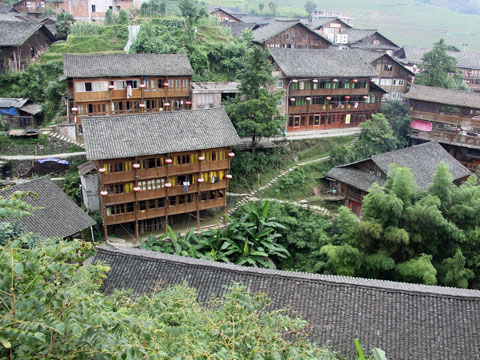 Longsheng Zhuang village in Guangxi
