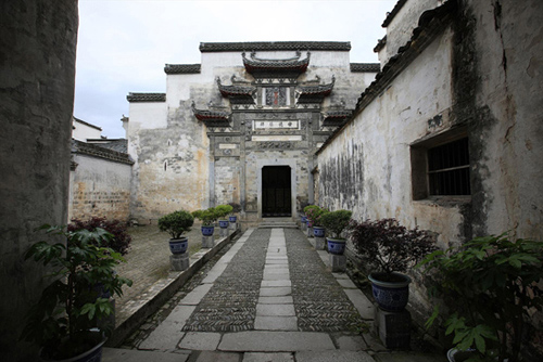 Picturesque scenery in Hongcun village